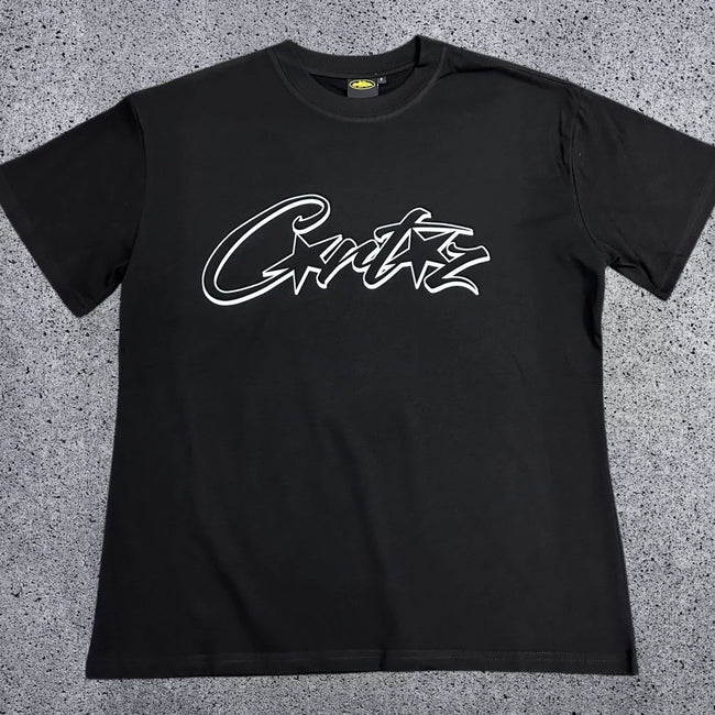 CRTZ "Sculpted" Graphic Heavyweight Tee | White Corteiz Streetwear T-Shirt Hover Image