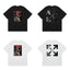 Off-White Vintage Poster Photo Arrow Cross Print Short Sleeve T-Shirt