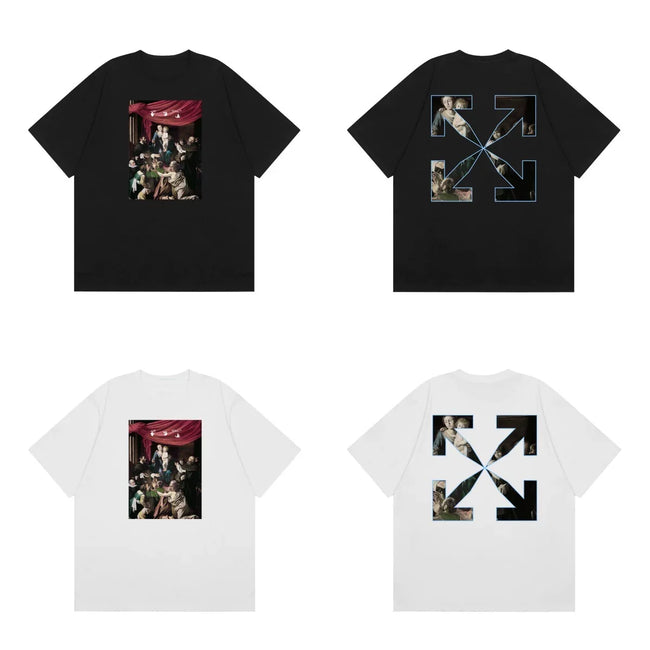 Off-White Vintage Poster Photo Arrow Cross Print Short Sleeve T-Shirt Hover Image