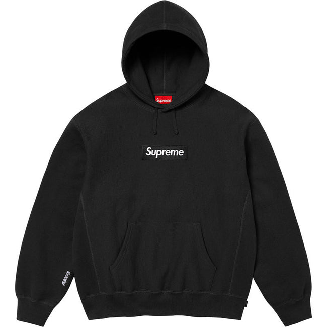 Supreme Box Logo Hooded Sweatshirt - Black Hover Image