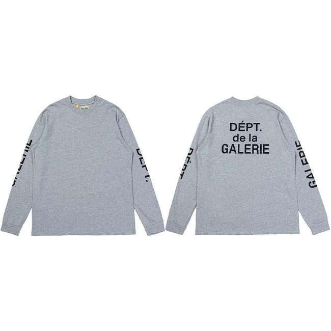 Gallery Dept. Sleeve Print DÉPT. de la GALERIE Long Sleeve T-Shirt - Light Grey Hover Image