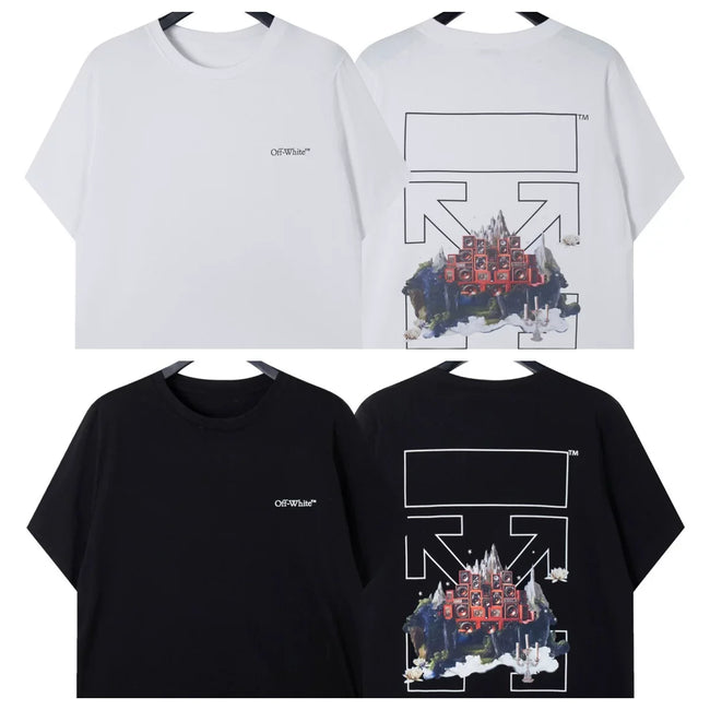 Off-White City Building Arrow Graphic Short Sleeve T-Shirt Hover Image