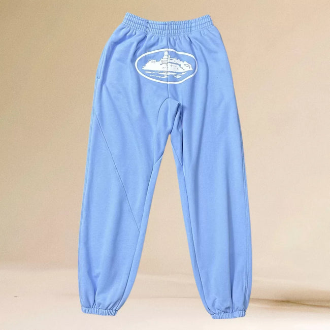 Corteiz Alcatraz Island Heavyweight Sweatpants Light blue Hover Image