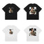 Off-White Oil Painting Figure Arrow Cross Print Short Sleeve T-Shirt