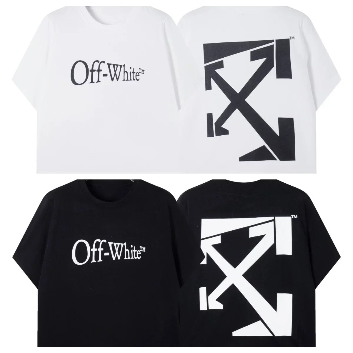 Off-White Classic Arrow Cross Logo Short Sleeve T-Shirt