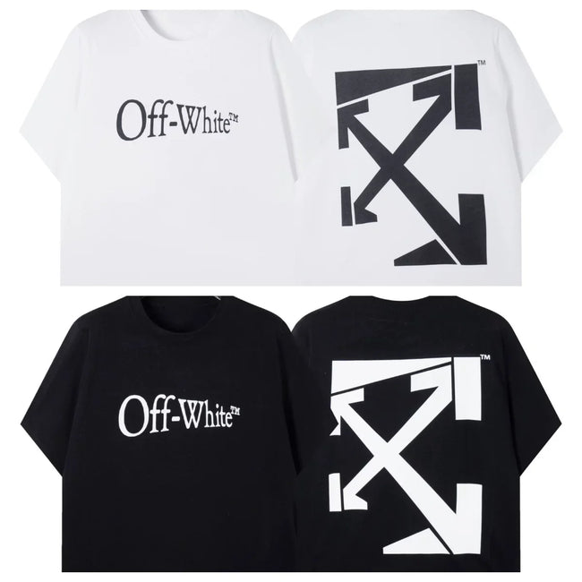 Off-White Classic Arrow Cross Logo Short Sleeve T-Shirt Hover Image