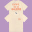 Gallery Dept. DÉPT. de la GALERIE Short Sleeve T-Shirt - Cream/Orange