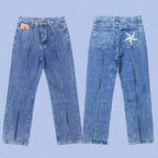 Corteiz Heavyweight Denim Pants Light blue