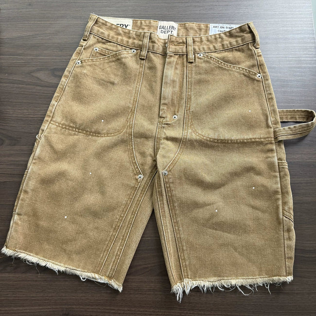 Gallery Dept. Paint Splatter Carhartt Utility Denim Shorts Hover Image
