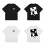 Off-White Skeleton Hand Arrow Cross Print Short Sleeve T-Shirt