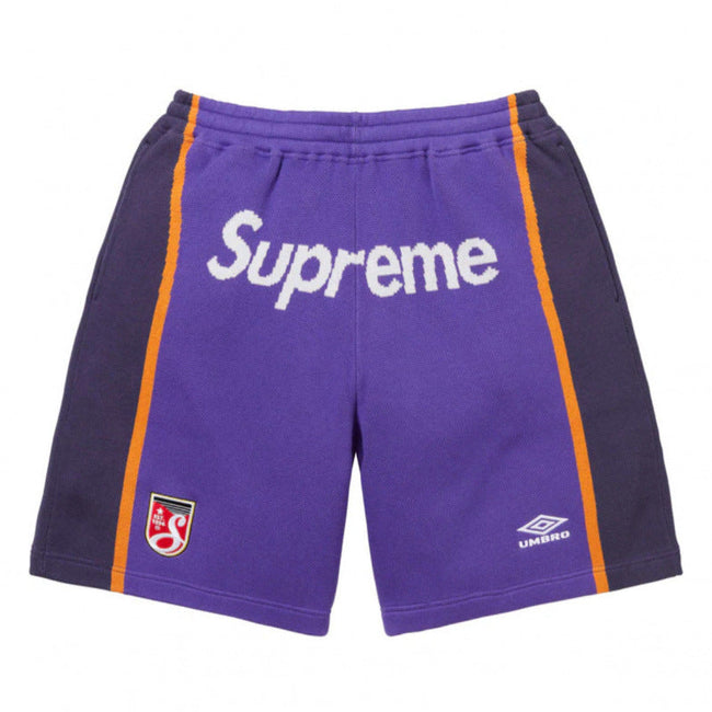Supreme x Umbro Track Shorts - Purple / Orange Hover Image