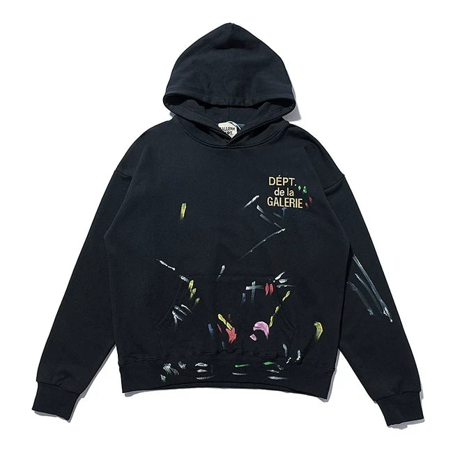 Gallery Dept. Paint Splatter Logo Hoodie Hover Image