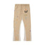 Gallery Dept. Paint Splatter Contrast Panel Sweatpants - Khaki / Tan