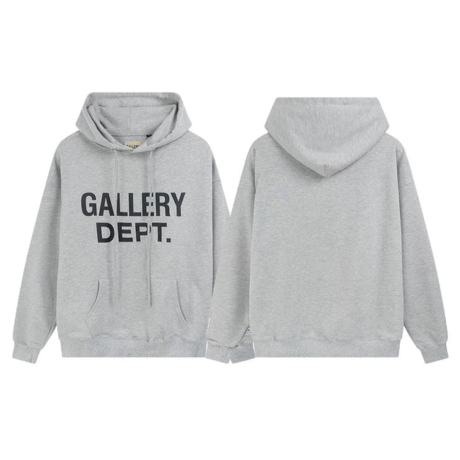 Gallery Dept Big Logo Grey Hoodie Hover Image