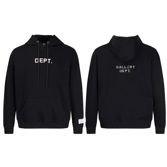 Gallery Dept DEPT. Logo Black Hoodie Hover Image