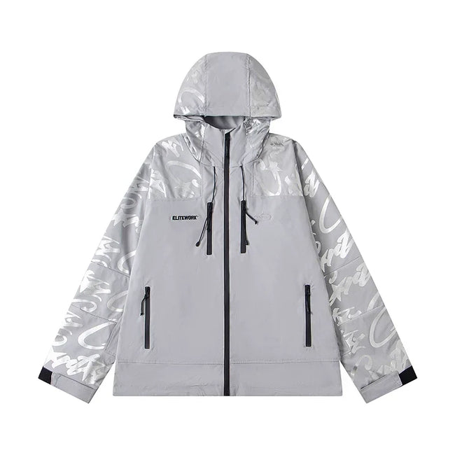 Corteiz Devil's Island Stormtrooper Waterproof Jacket Grey Hover Image