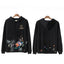 Gallery Dept Paint Splatter Black Hoodie
