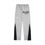 Gallery Dept. "GALERIE DEPT." Logo Paint Splatter Contrast Panel Sweatpants - Heather Grey