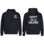 Gallery Dept Dept de la Galerie Black Hoodie White Print