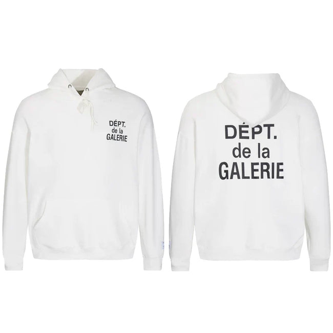 Gallery Dept Dept de la Galerie White Hoodie Hover Image