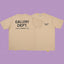 Gallery Dept. Hollywood Logo Short Sleeve T-Shirt - Khaki/Black