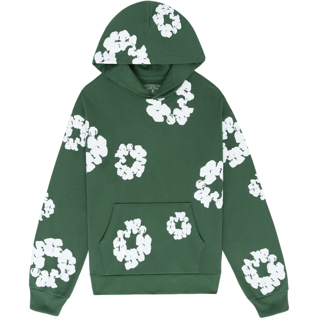 Denim Tears Green Hoodie Hover Image