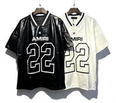 Vintage Varsity 22 Football Jersey Oversized T-Shirt – Streetwear Mesh Top