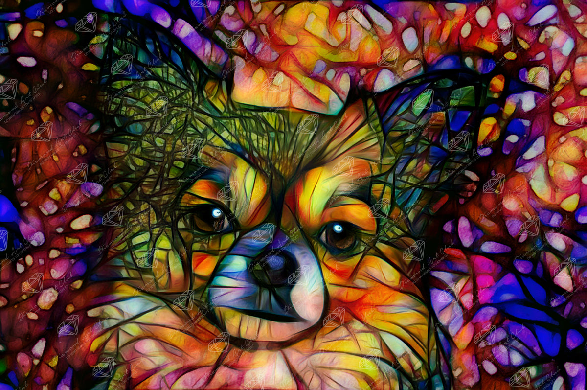 Coco the Stained Glass Chihuahua