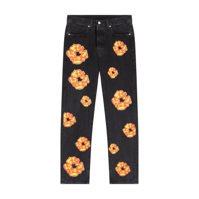 Denim Tears "Offset Tears" Black Jeans Hover Image