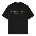 Fear Of God Essentials Classic Jet Black T-Shirt (FW25)