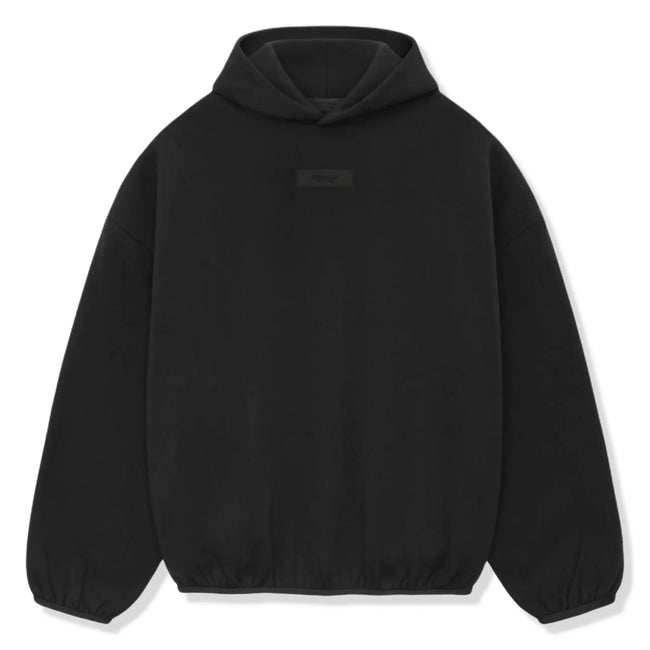 Fear Of God Essentials Core Collection Black Hoodie (SS24) Hover Image