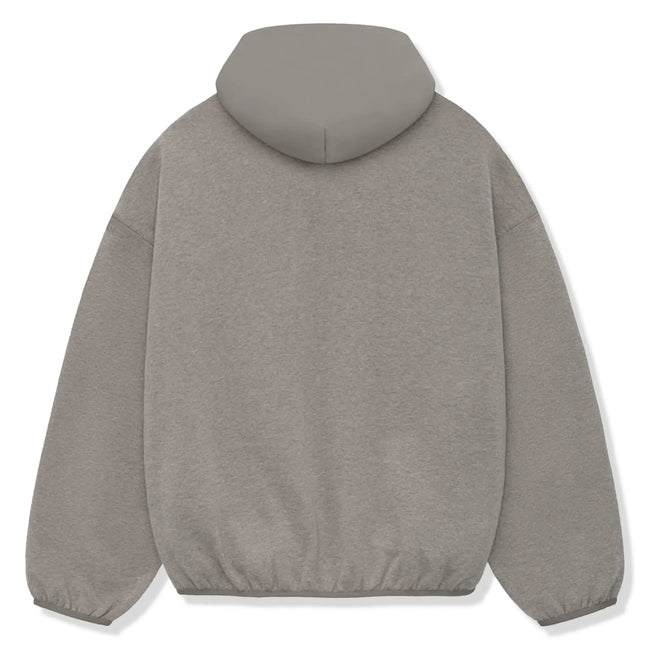 Fear Of God Essentials Core Collection Nylon Fleece Heather Grey Hoodie Main Image