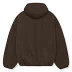 Fear Of God Essentials Core Collection Nylon Fleece Heather Wood Hoodie