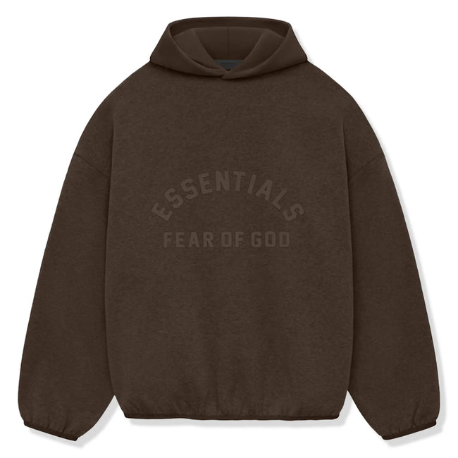 Fear Of God Essentials Core Collection Nylon Fleece Heather Wood Hoodie Hover Image