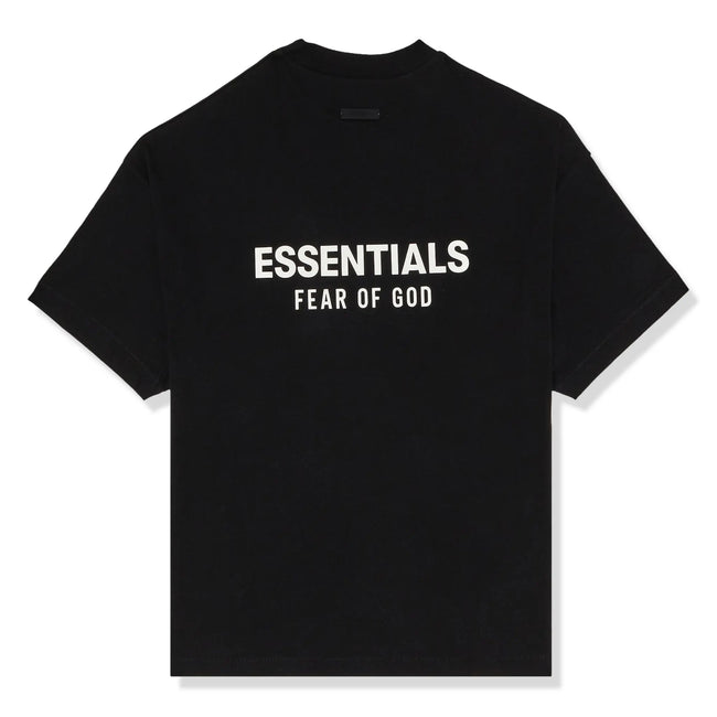 Fear Of God Essentials Jersey Crewneck Black T Shirt Main Image