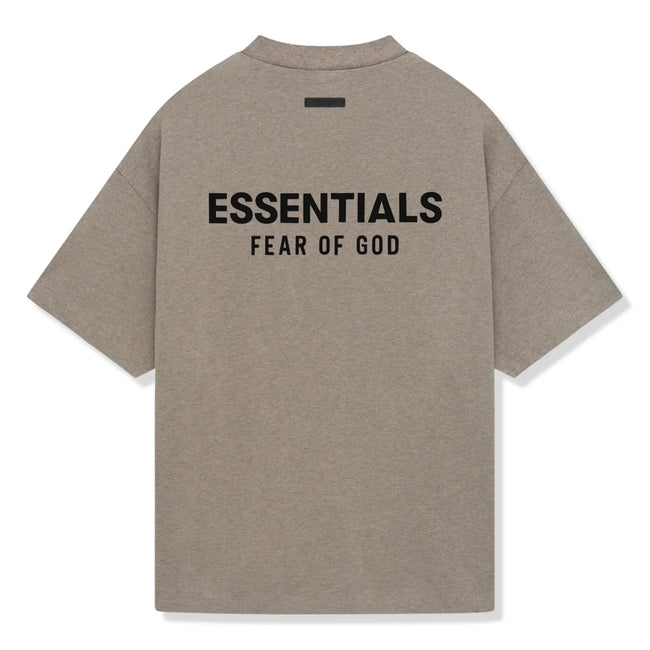 Fear Of God Essentials Jersey Crewneck Heather Grey T Shirt Main Image
