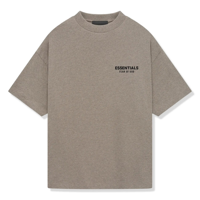 Fear Of God Essentials Jersey Crewneck Heather Grey T Shirt Hover Image