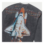 Godspeed Lift Off Grey Wash Long Sleeve Tee