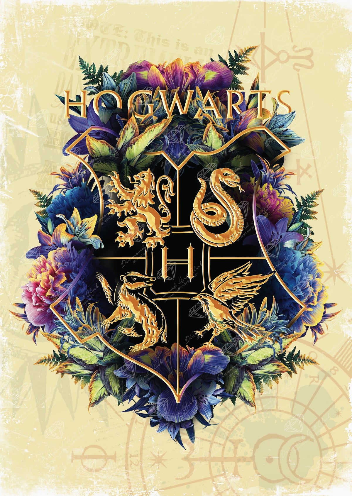 Hogwarts™ Crest - Fine Oddities (Beige)