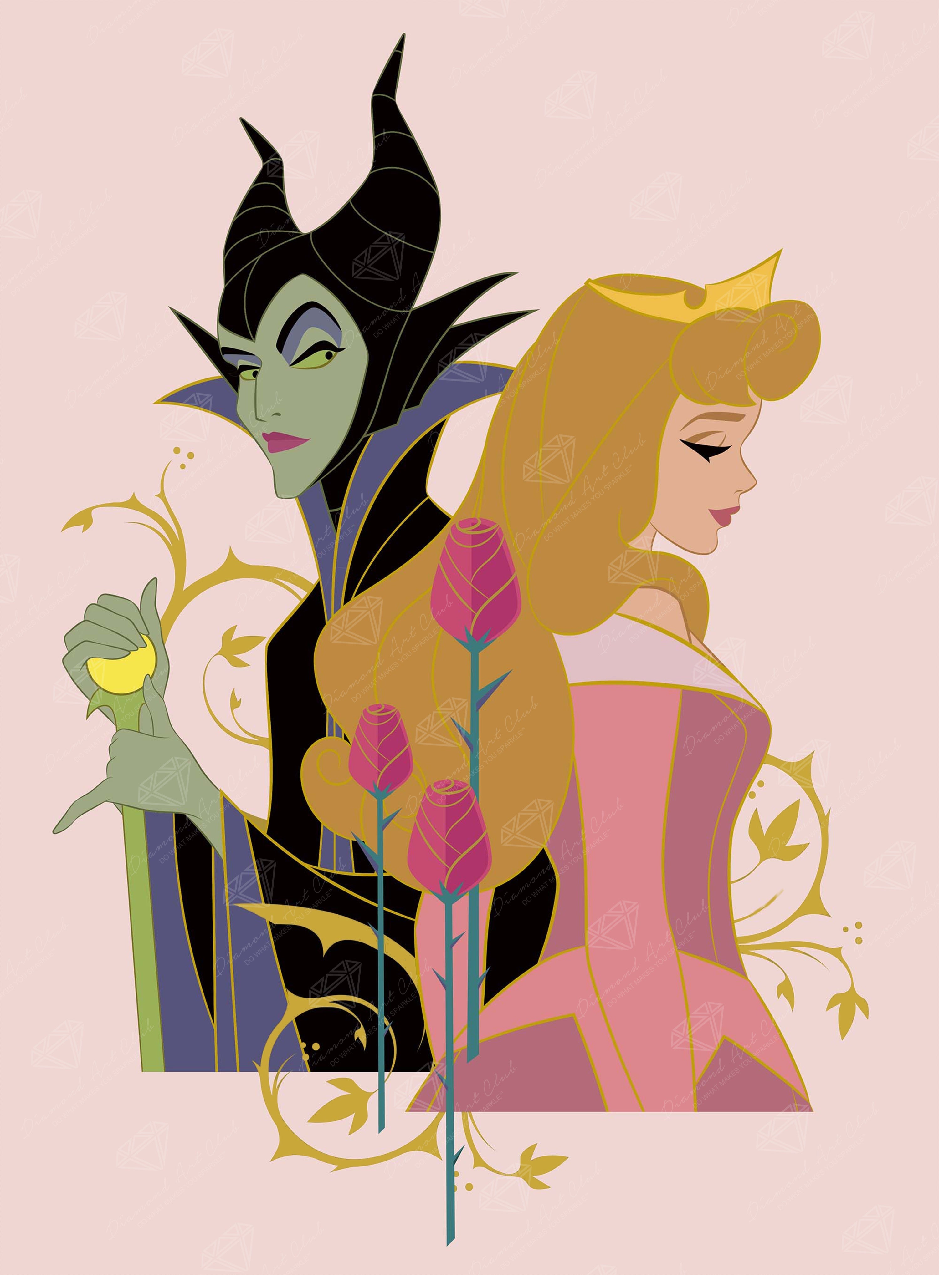 Maleficent and Aurora