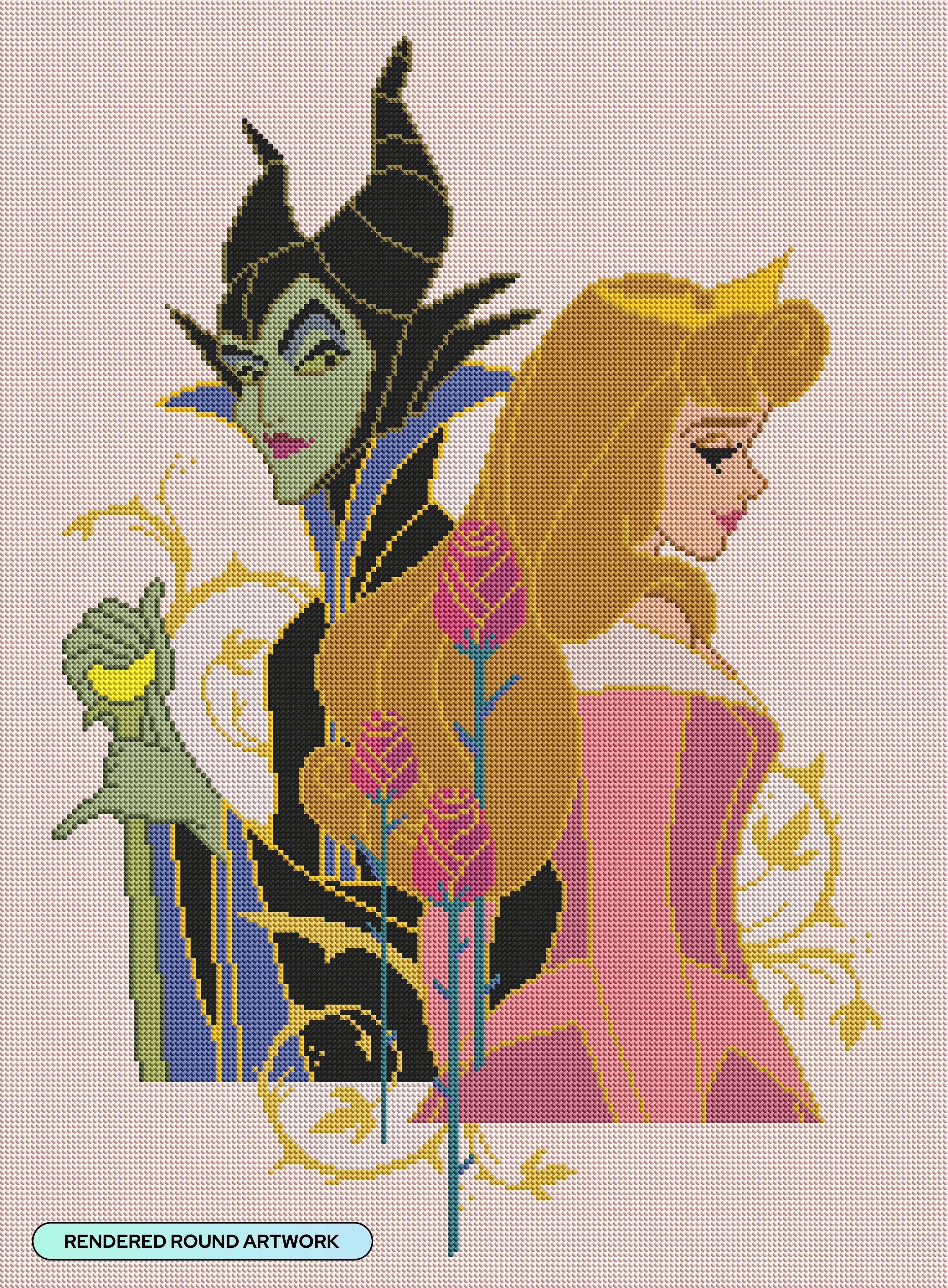 Maleficent and Aurora