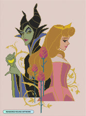 Maleficent and Aurora