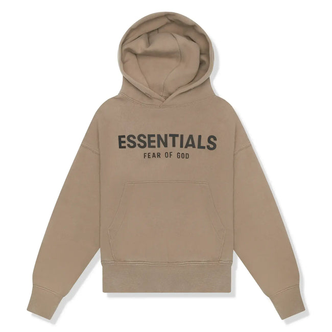 Fear Of God Essentials Kids Taupe Hoodie Hover Image