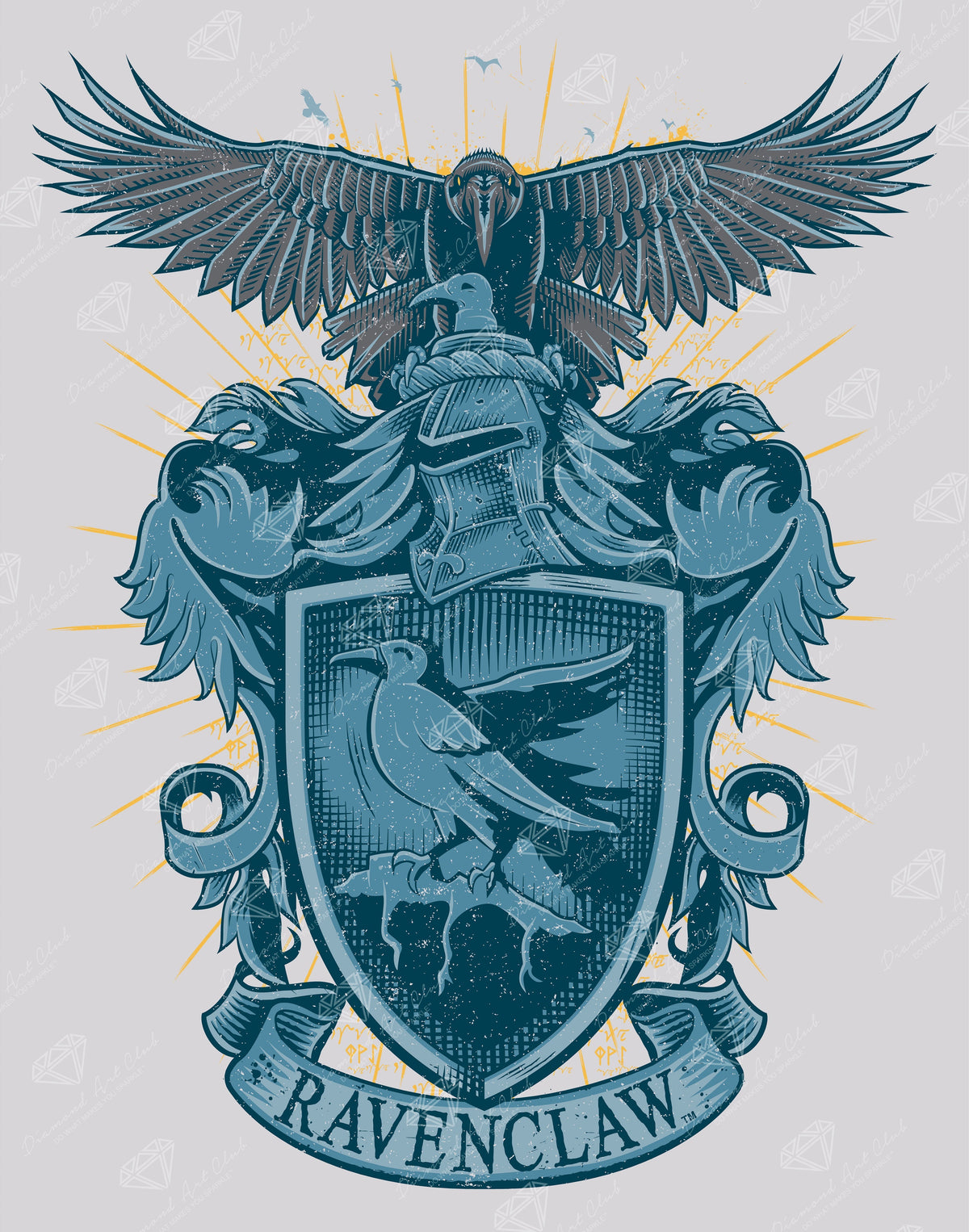 Ravenclaw™ Crest - Tomes & Scrolls