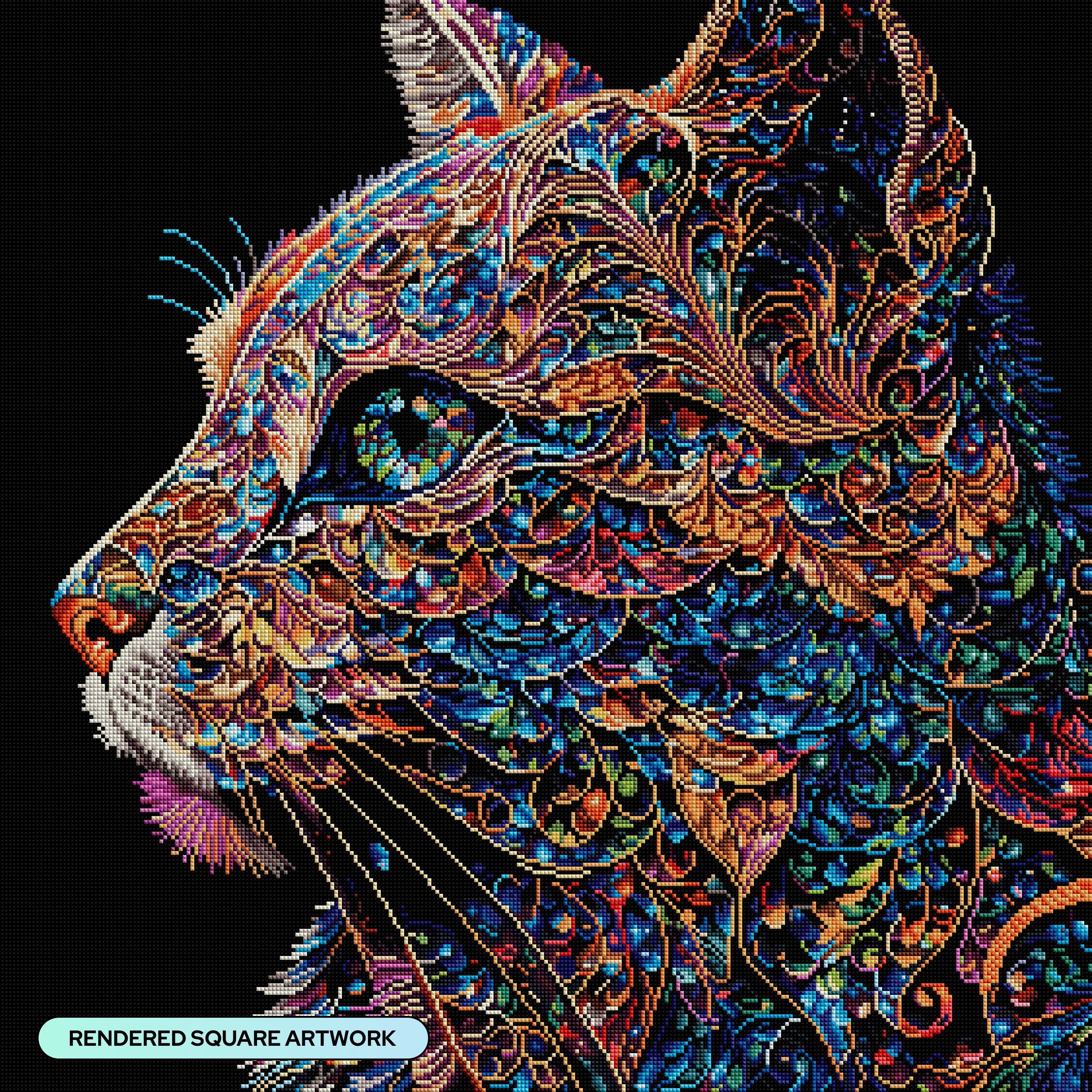 Sam the Stained Glass Cat
