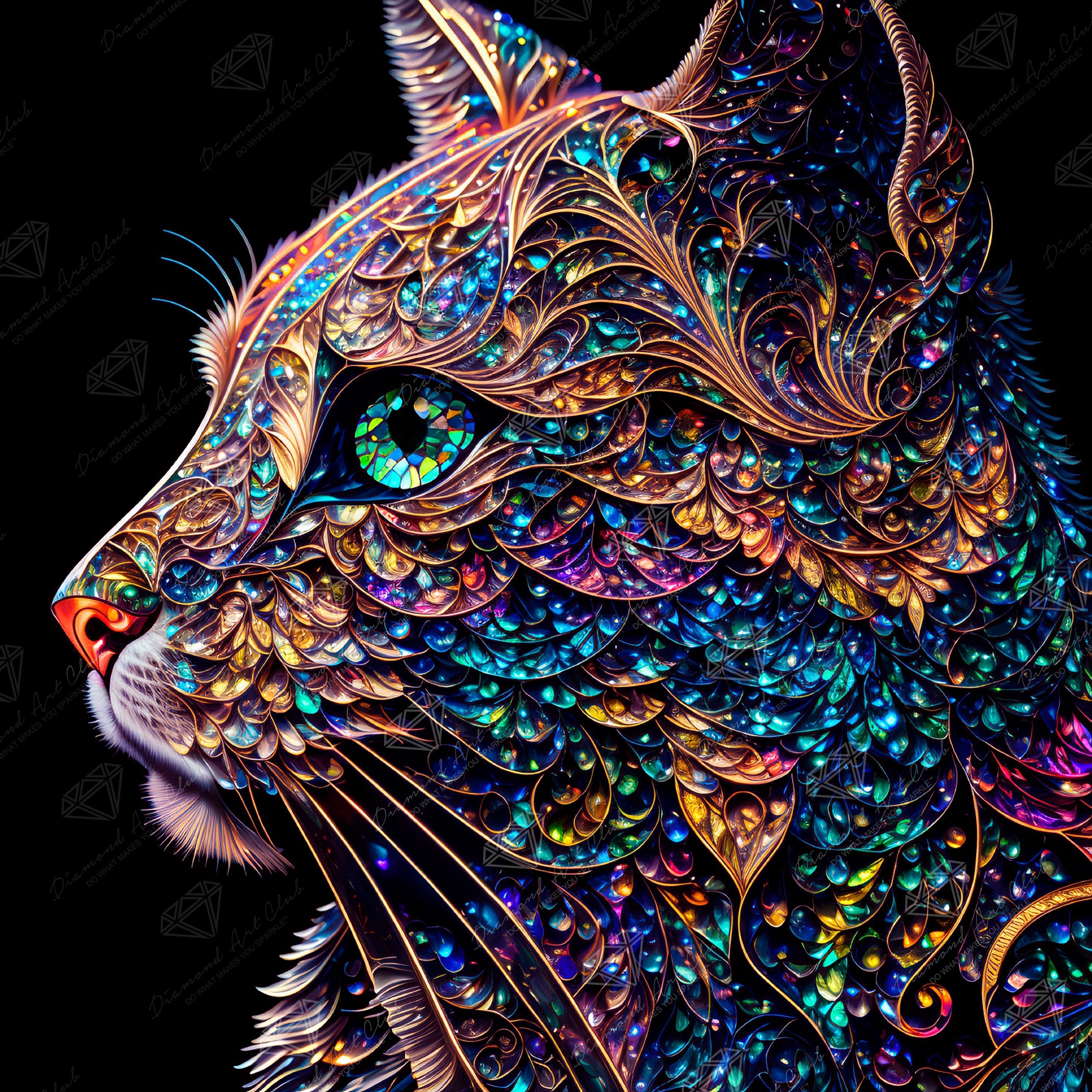 Sam the Stained Glass Cat