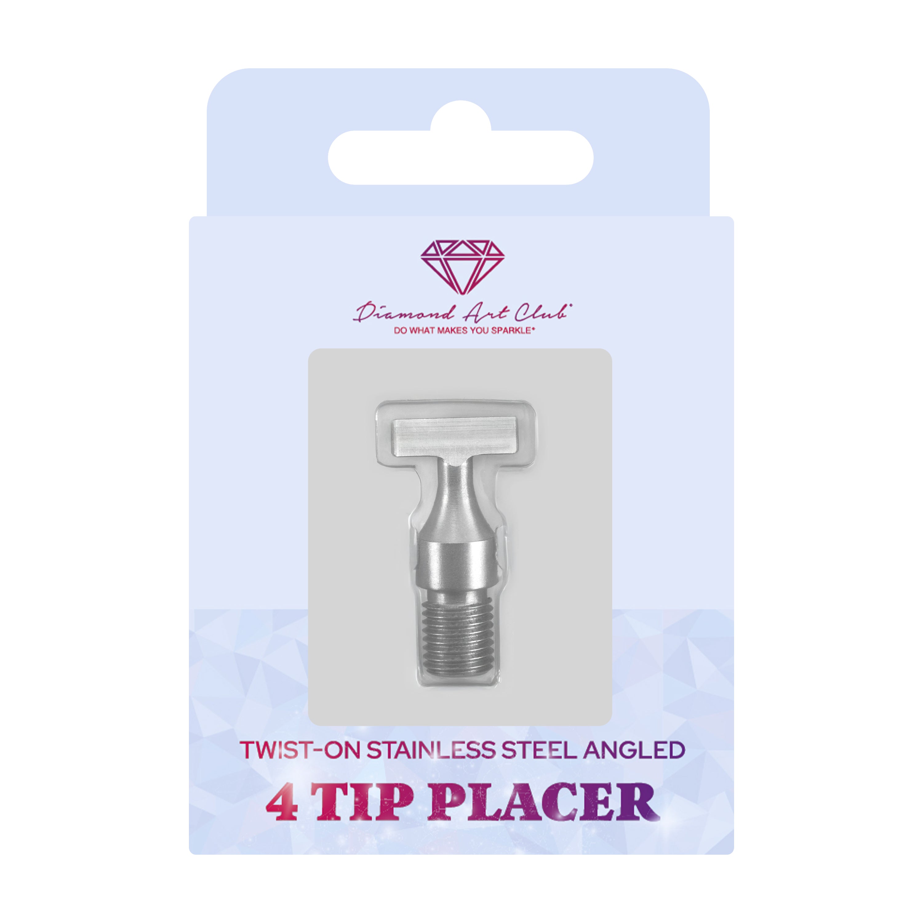 Threaded Stainless Steel 4 Tip Angled Multiplacer for Twist-On Pens