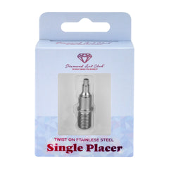 Threaded Stainless Steel Single-Head Placer for Twist-On Pens