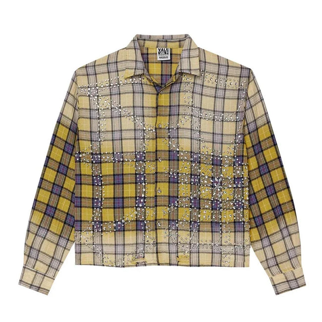 Vale Forever Lemonhead Flannel 'Yellow/Blue' Main Image